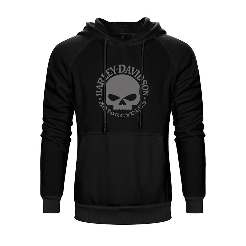 H D Skull Logo Cotton Hoodie for Riders by RiderOut™