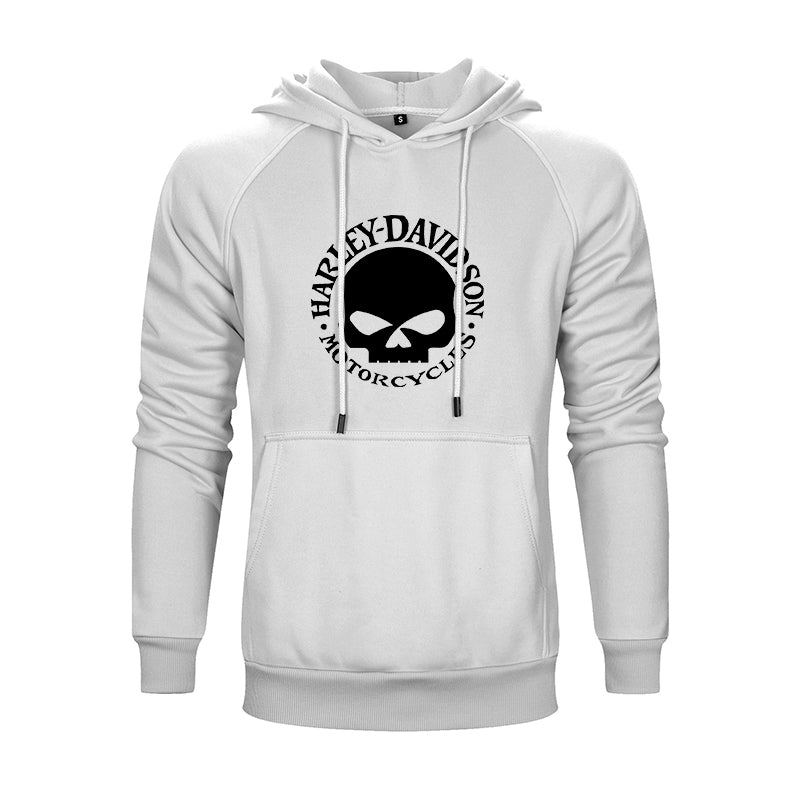 H D Skull Logo Cotton Hoodie for Riders by RiderOut™