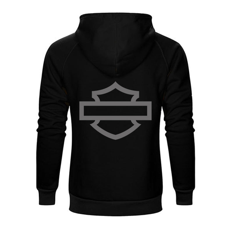 H D Basic Logo Cotton Hoodie for Riders by RiderOut™