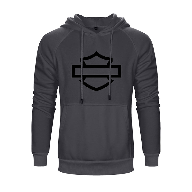 H D Basic Logo Cotton Hoodie for Riders by RiderOut™
