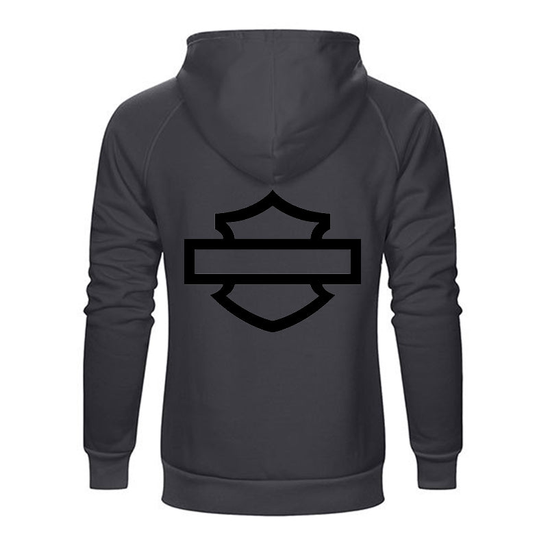 H D Basic Logo Cotton Hoodie for Riders by RiderOut™