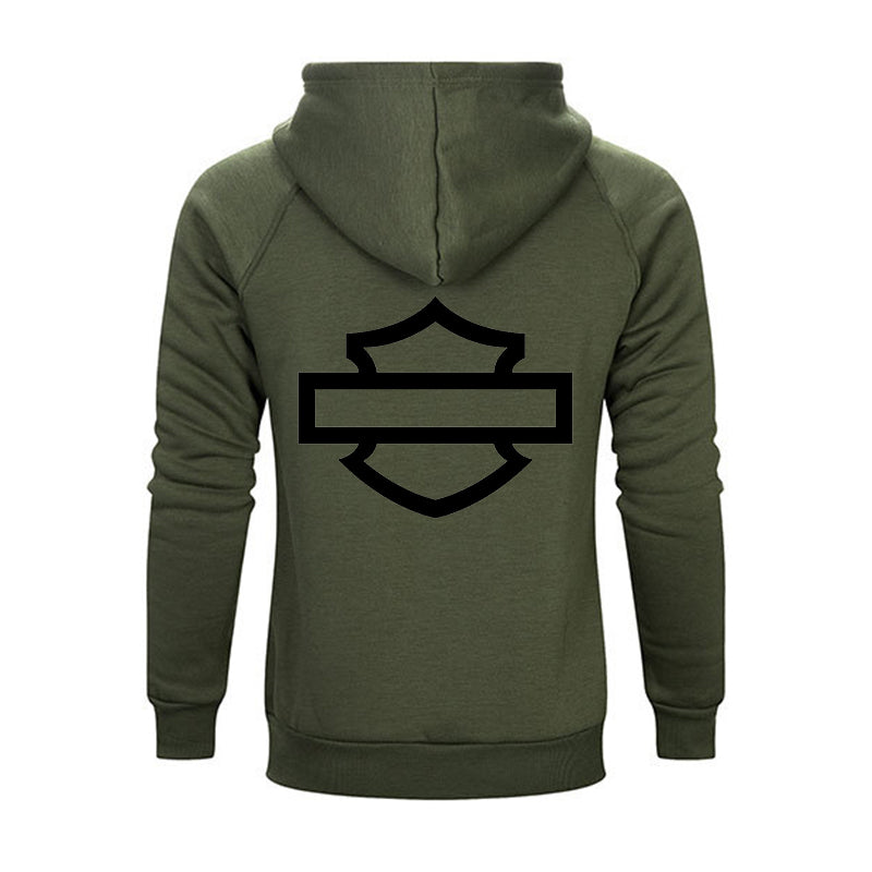 H D Basic Logo Cotton Hoodie for Riders by RiderOut™