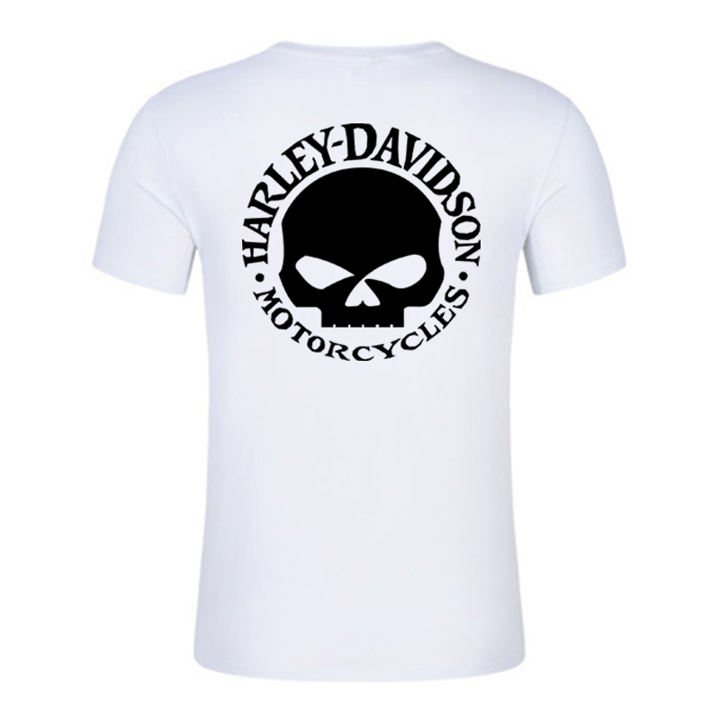 H D Skull Logo Cotton T-shirt by RiderOut™