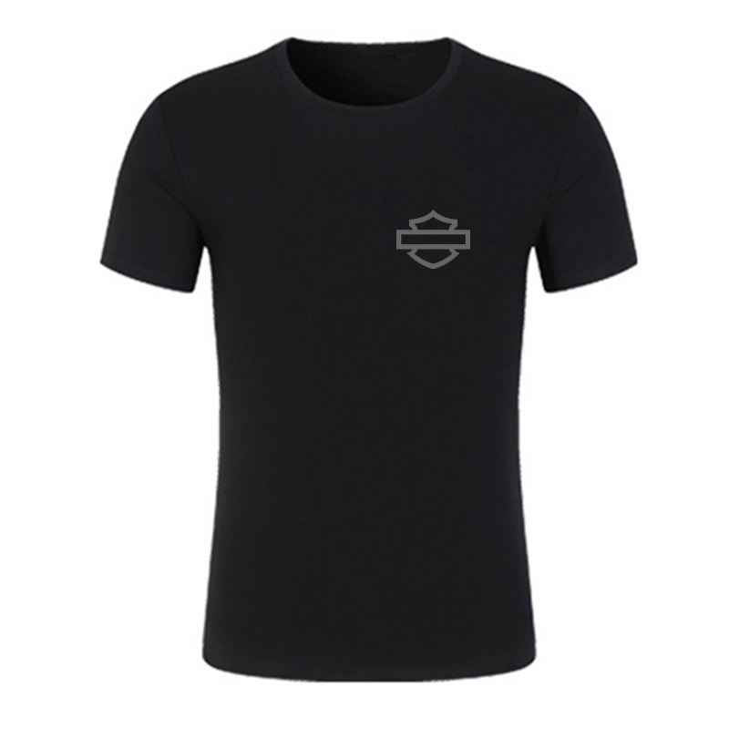 H D Basic Logo Cotton T-shirt by RiderOut™