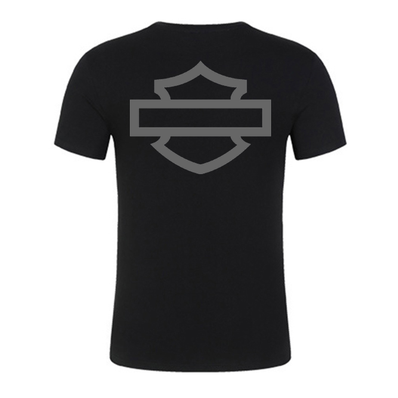 H D Basic Logo Cotton T-shirt by RiderOut™