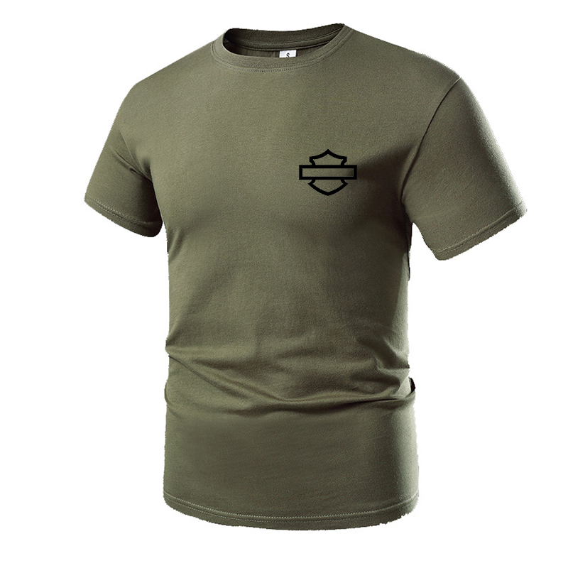 H D Basic Logo Cotton T-shirt by RiderOut™