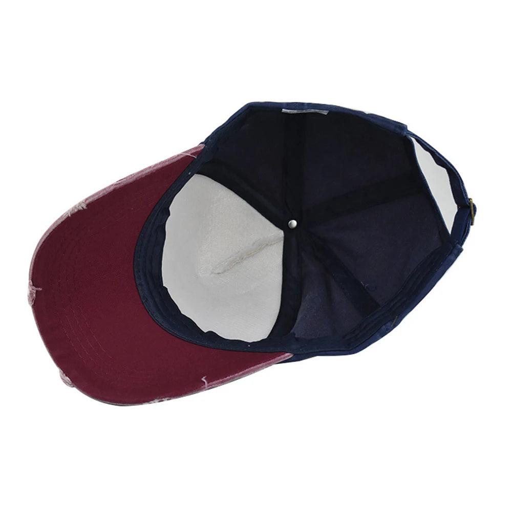 Vintage Motorcycle Print Baseball Caps by RiderOut™