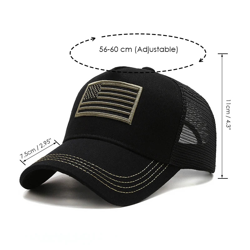 USA Army Tactical Outdoor Caps by RiderOut™
