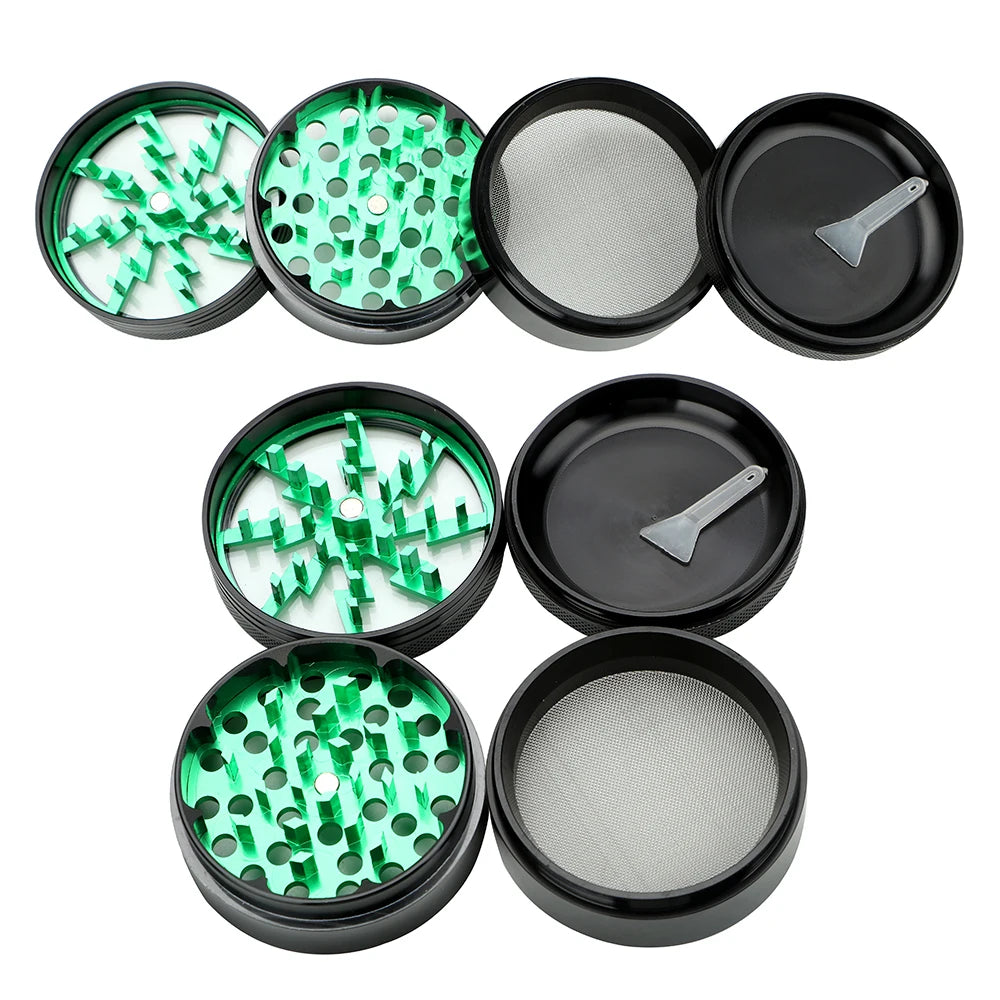 Transparent Cutter Latest Lightning-Shaped Spice Grinder by RiderOut™