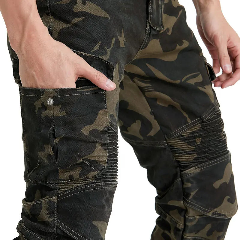 Motorcycle Riding Protective Camo Pants by RiderOut™