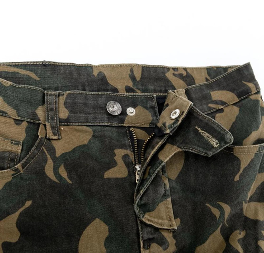 Motorcycle Camouflage Jeans Trousers by RiderOut™