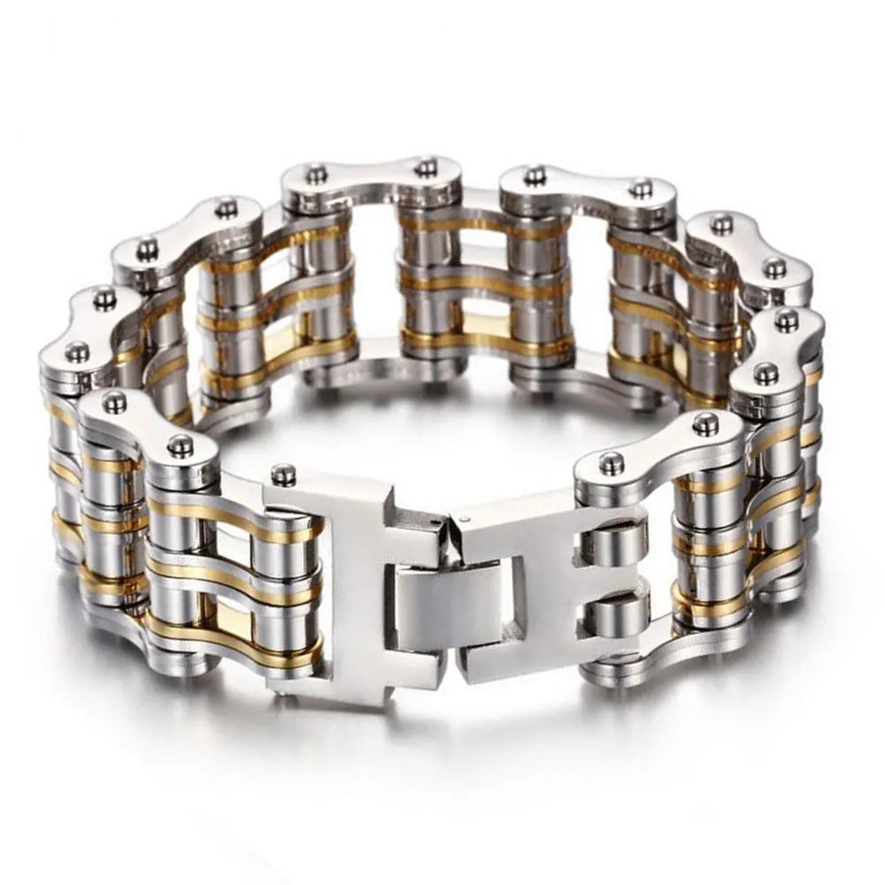 Heavy Motorcycle Chain Link Bracelet by RiderOut™