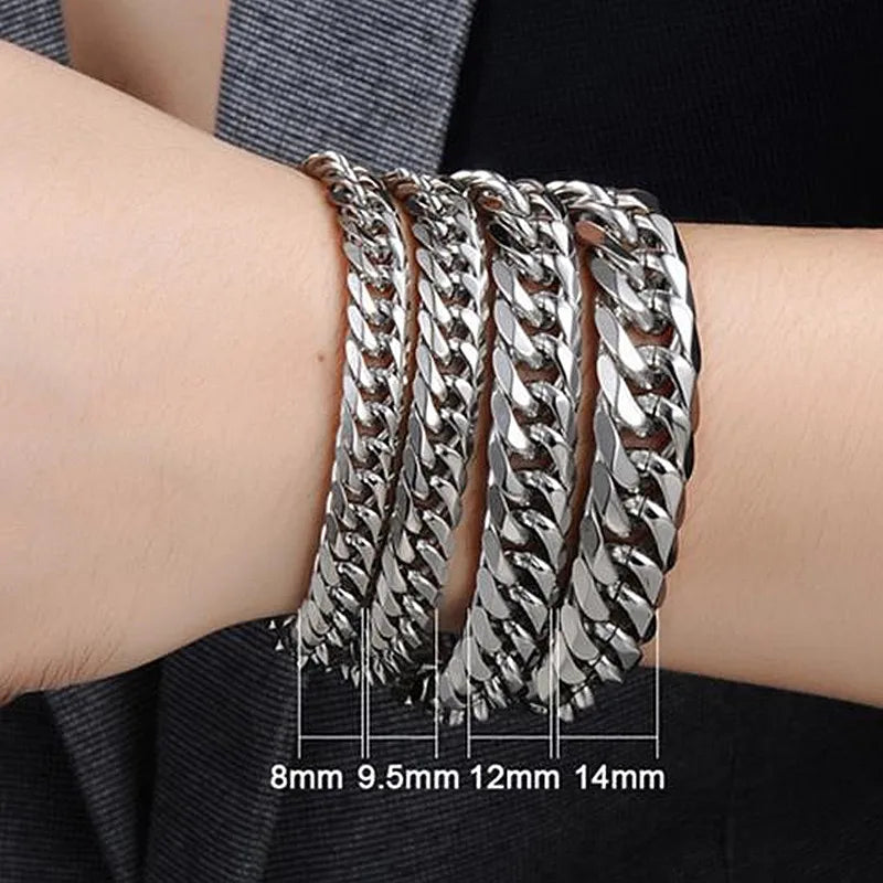Thick Hand Motorcycle Chain Bracelet by RiderOut™
