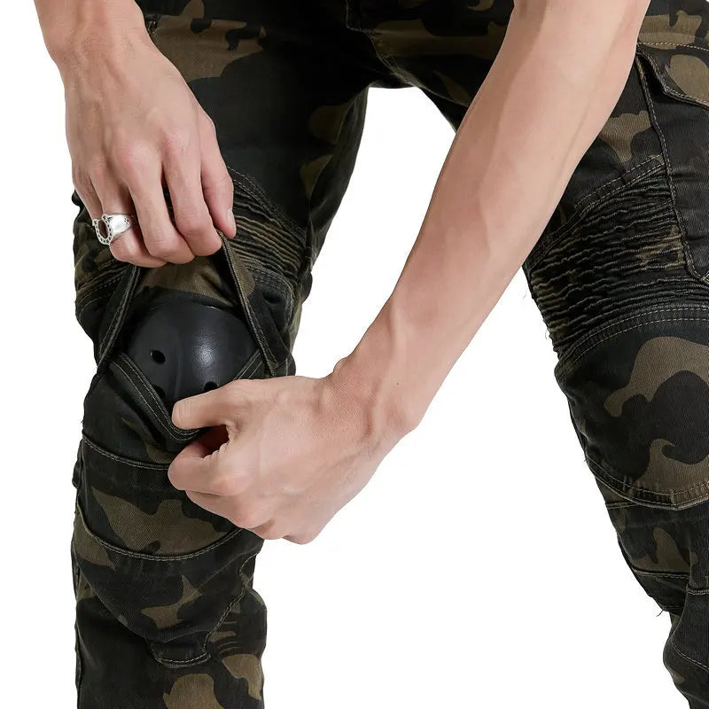 Motorcycle Riding Protective Camo Pants by RiderOut™