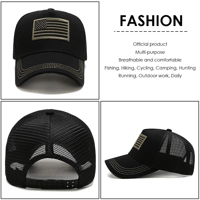 USA Army Tactical Outdoor Caps by RiderOut™