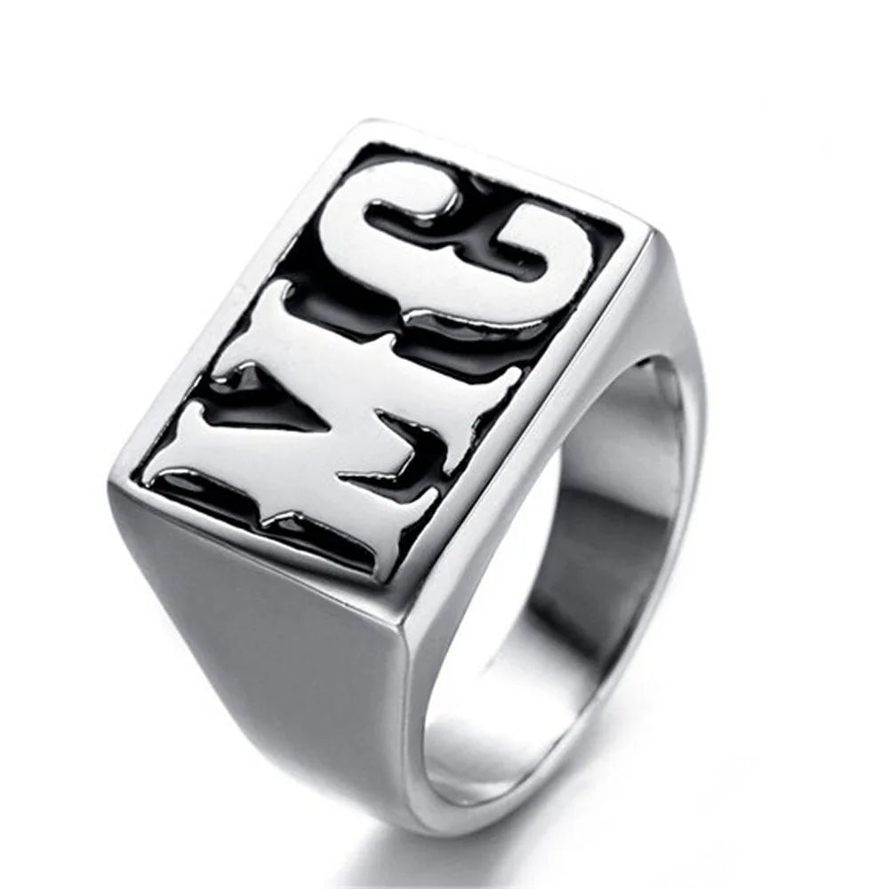 MC Letters Ring by RiderOut™
