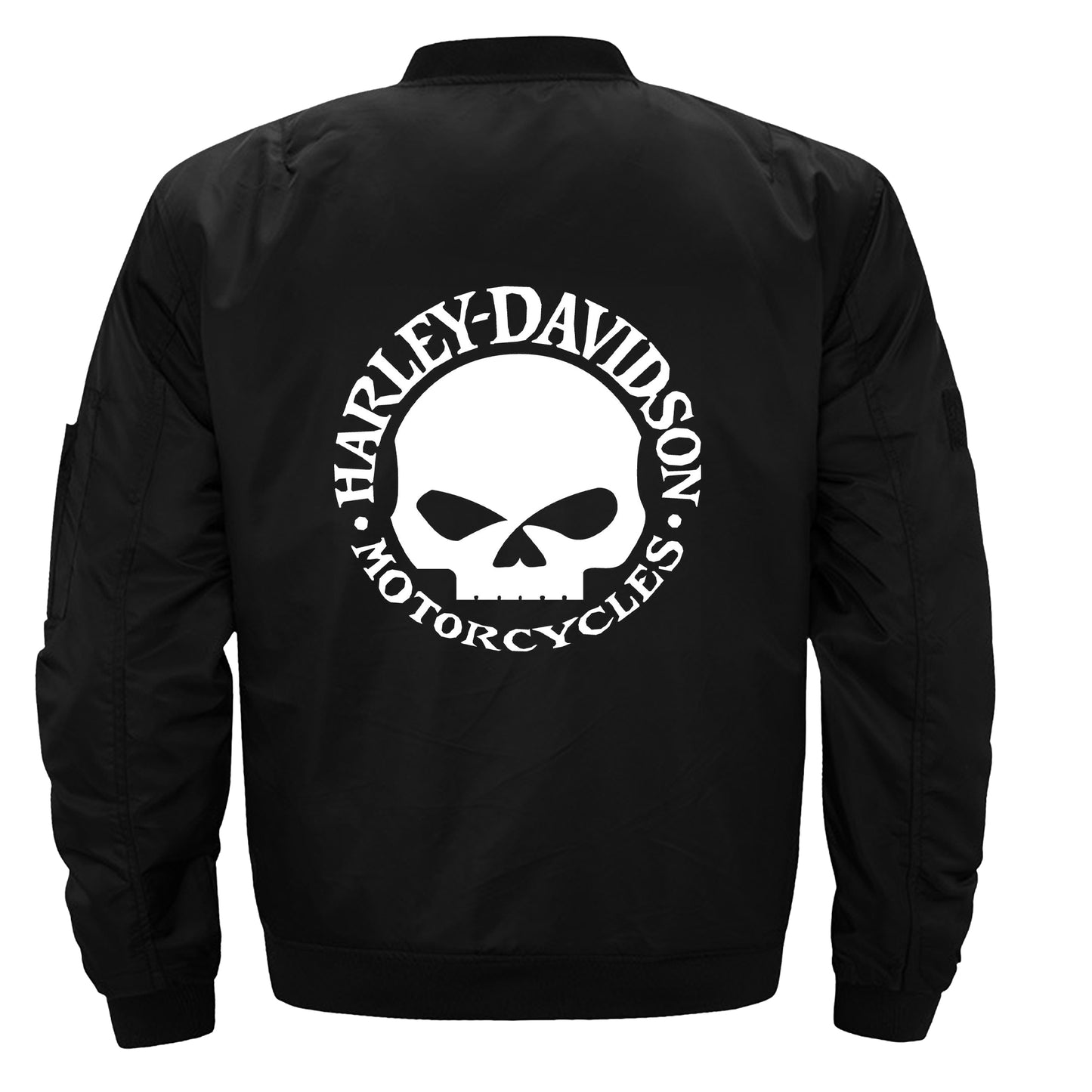 H D Skull Logo Bomber Jacker for Riders by RiderOut™