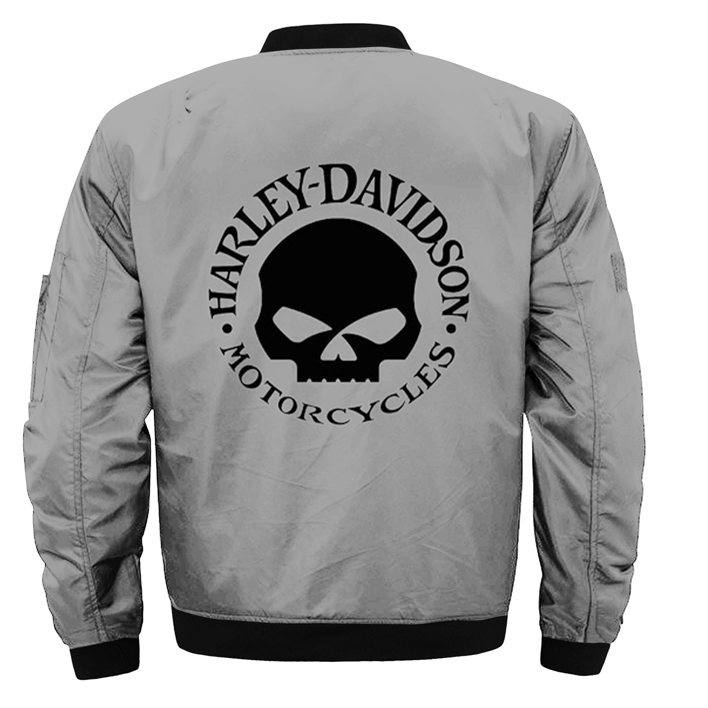 H D Skull Logo Bomber Jacker for Riders by RiderOut™