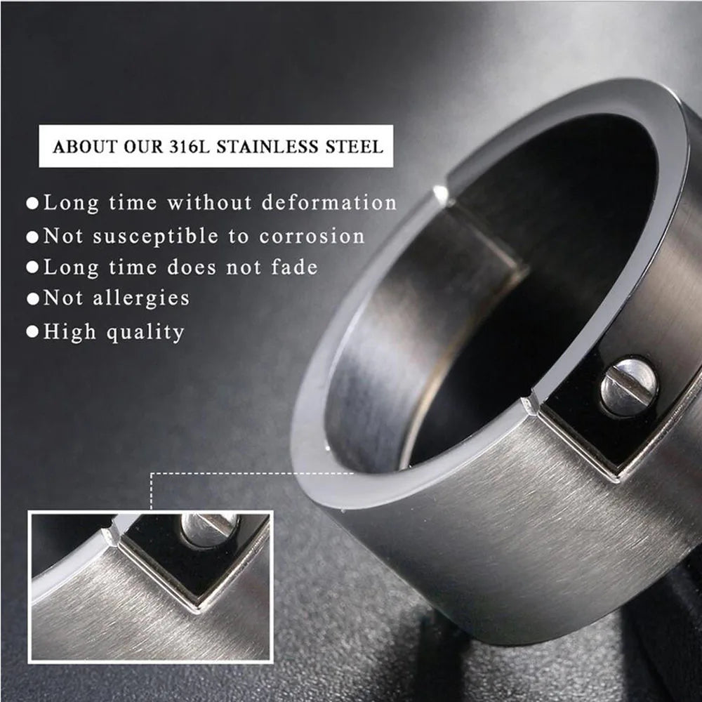 Unique Design Fashion Titanium Ring by RiderOut™