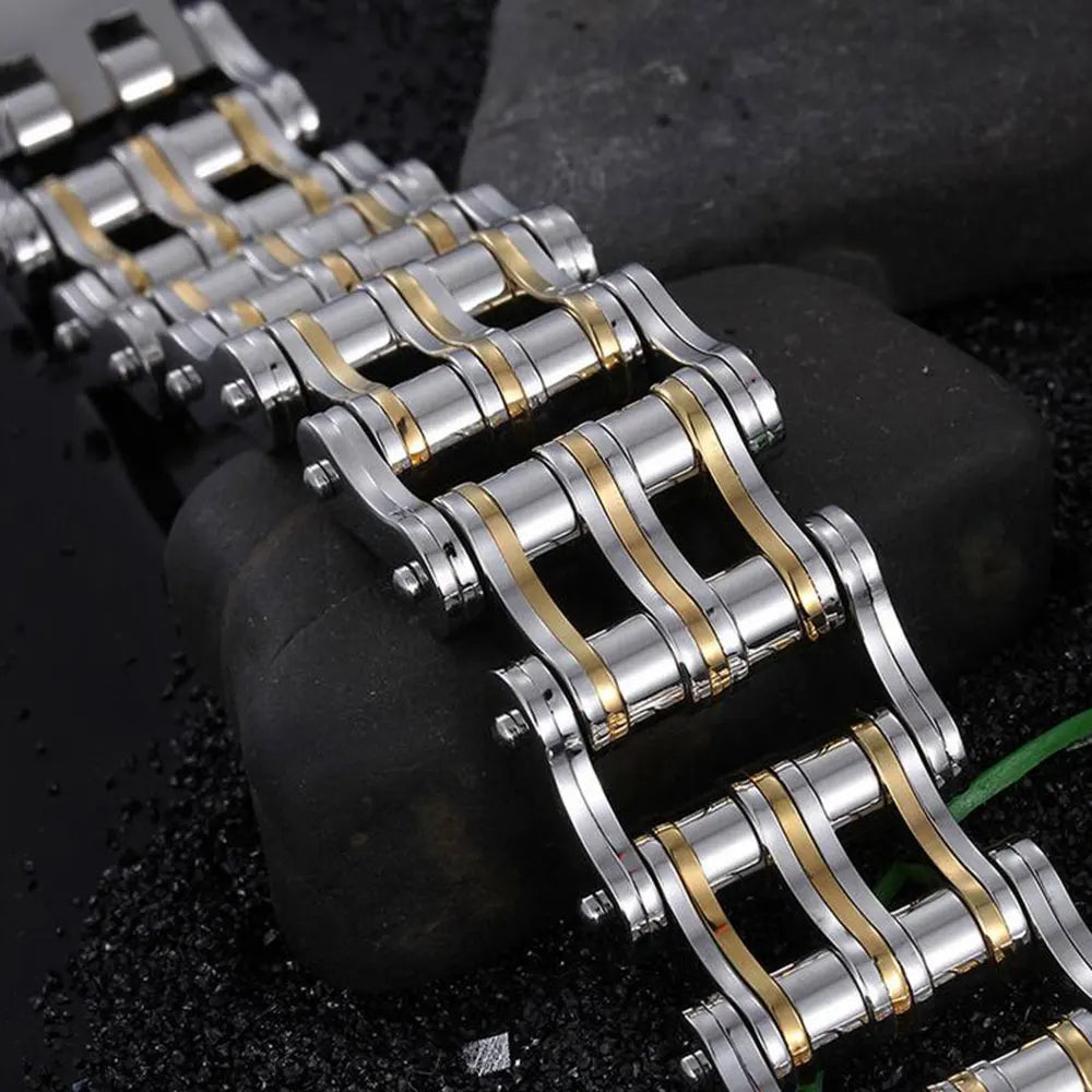 Heavy Motorcycle Chain Link Bracelet by RiderOut™