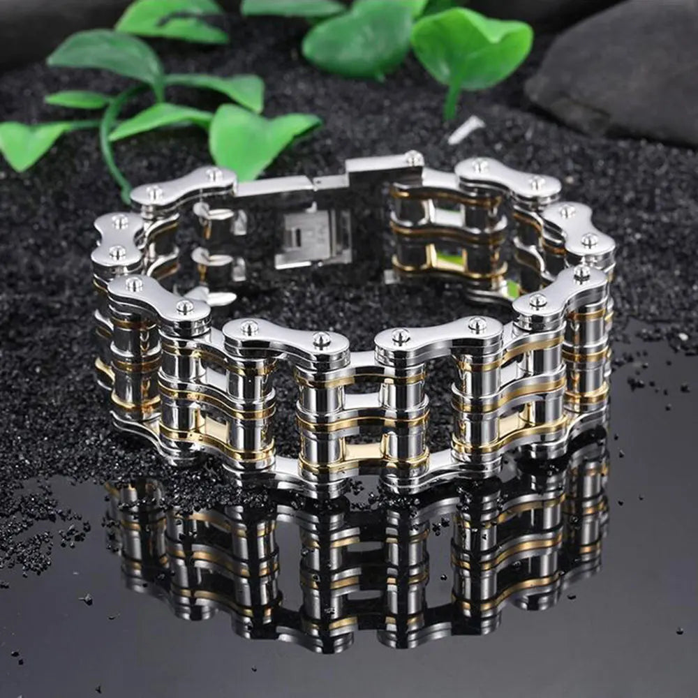 Heavy Motorcycle Chain Link Bracelet by RiderOut™