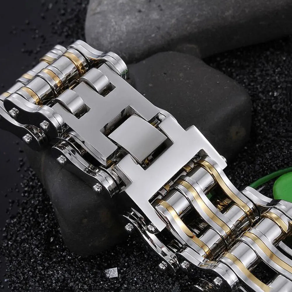 Heavy Motorcycle Chain Link Bracelet by RiderOut™