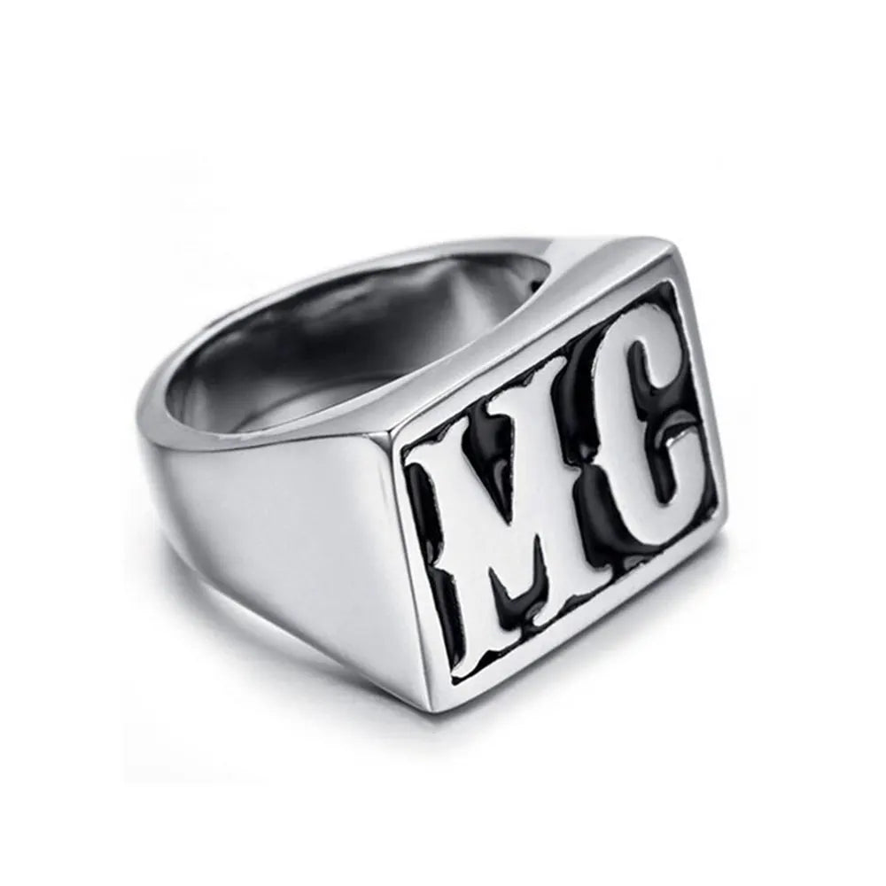 MC Letters Ring by RiderOut™