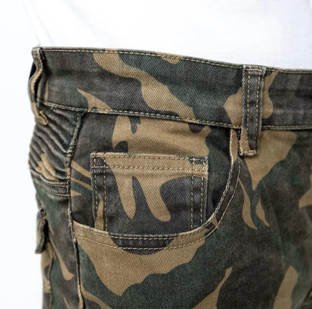 Motorcycle Camouflage Jeans Trousers by RiderOut™