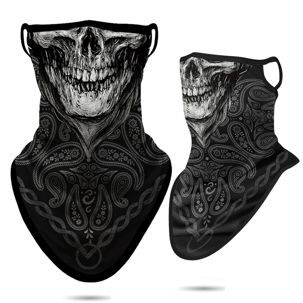 Breathable Skull Neck Gaiter Bandana by RiderOut™