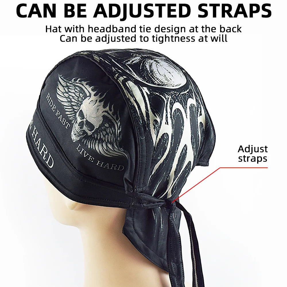 Motorcycle Riding Skull Caps by RiderOut