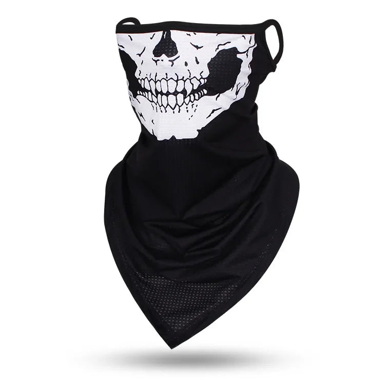 Skull Breathable Hanging-ear Bandana by RiderOut™