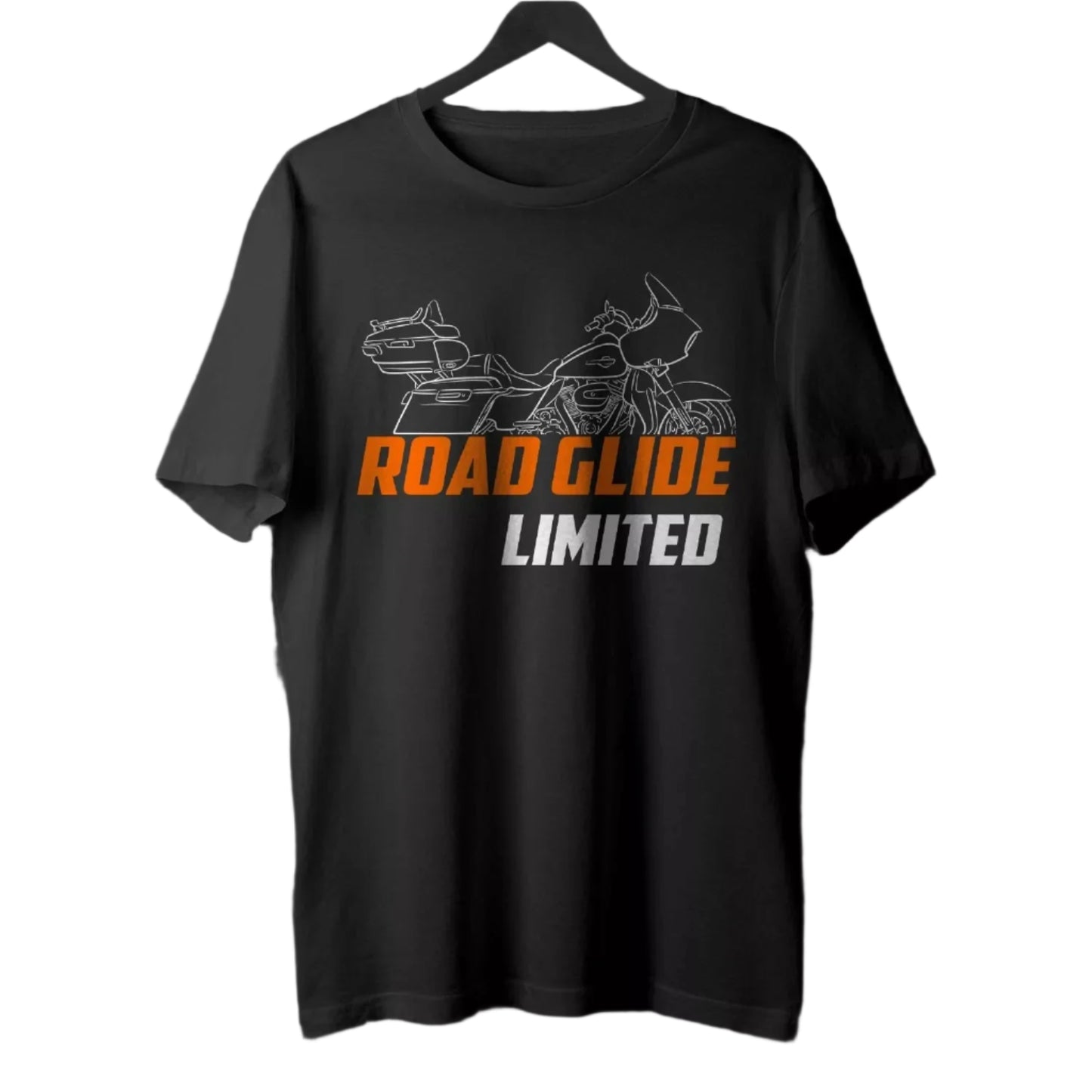 Black HD Road Glide Motorcycle T-Shirt by RiderOut™