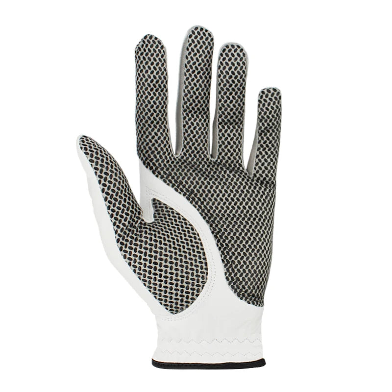 Breathable Sheepskin Genuine Leather Anti-Slip Golf Glove by RiderOut