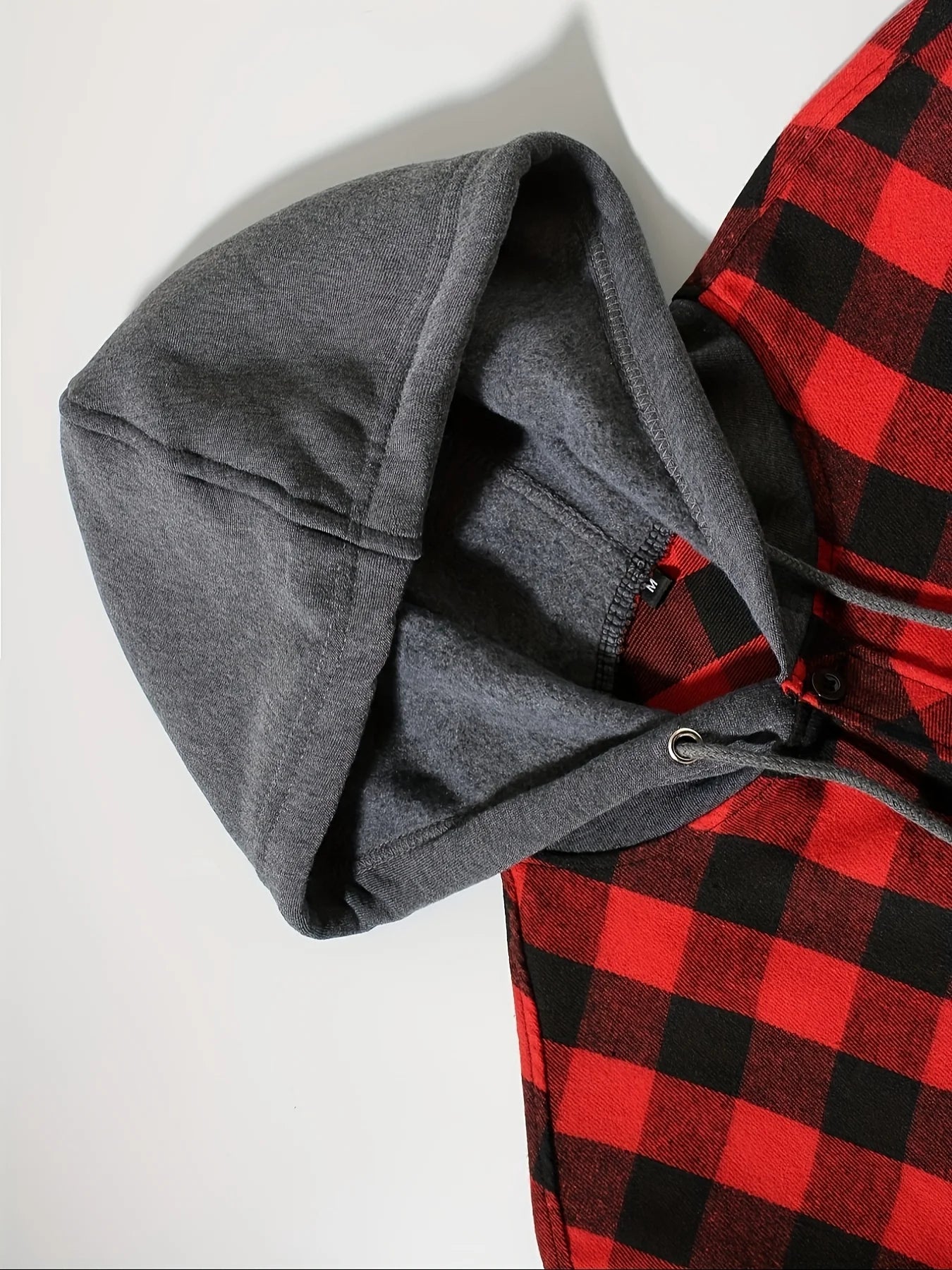 Long Sleeved Plaid Hooded by RiderOut