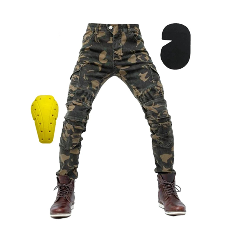 Motorcycle Camouflage Jeans Trousers by RiderOut™