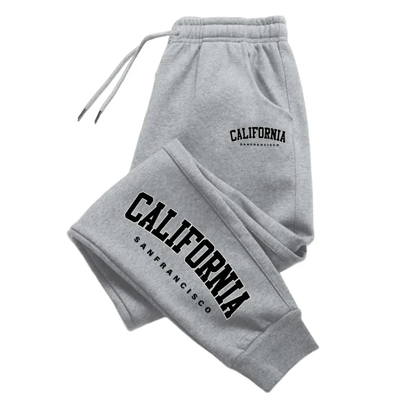 California Fashion Print Casual Jogger Pants by RiderOut