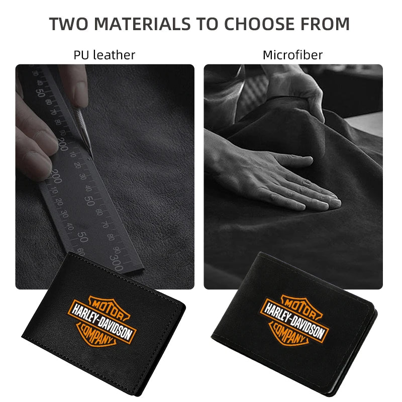 Black HD Motorcycle Logo Wallet by RiderOut™