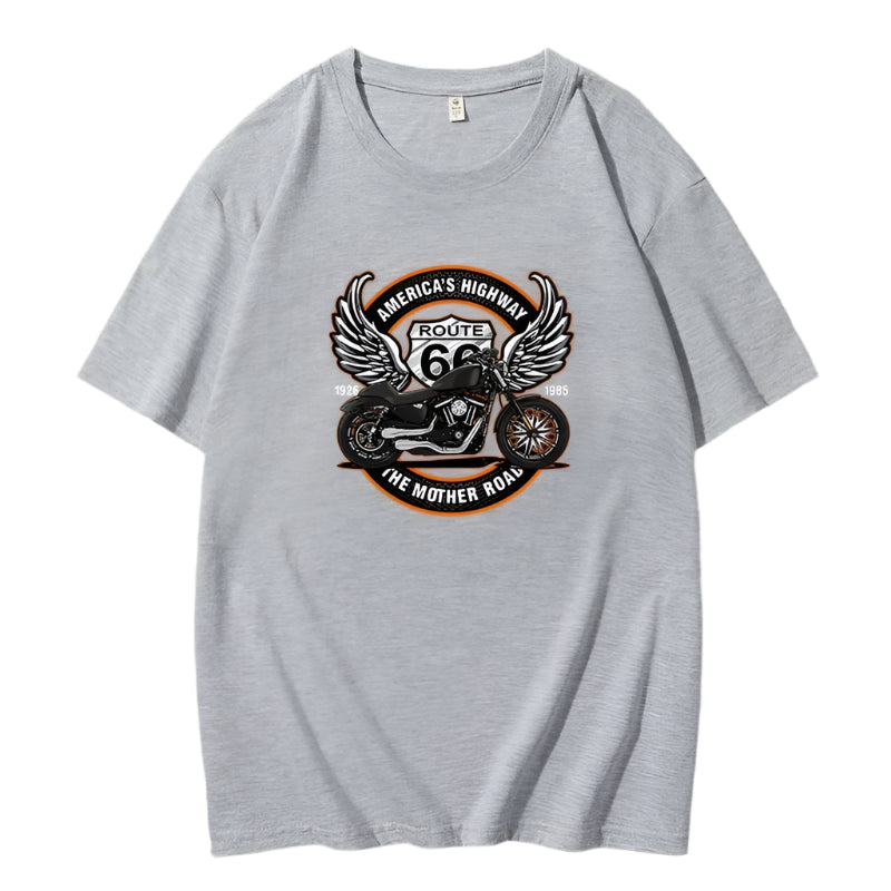 Americas Highway Cotton T-Shirts by RiderOut™