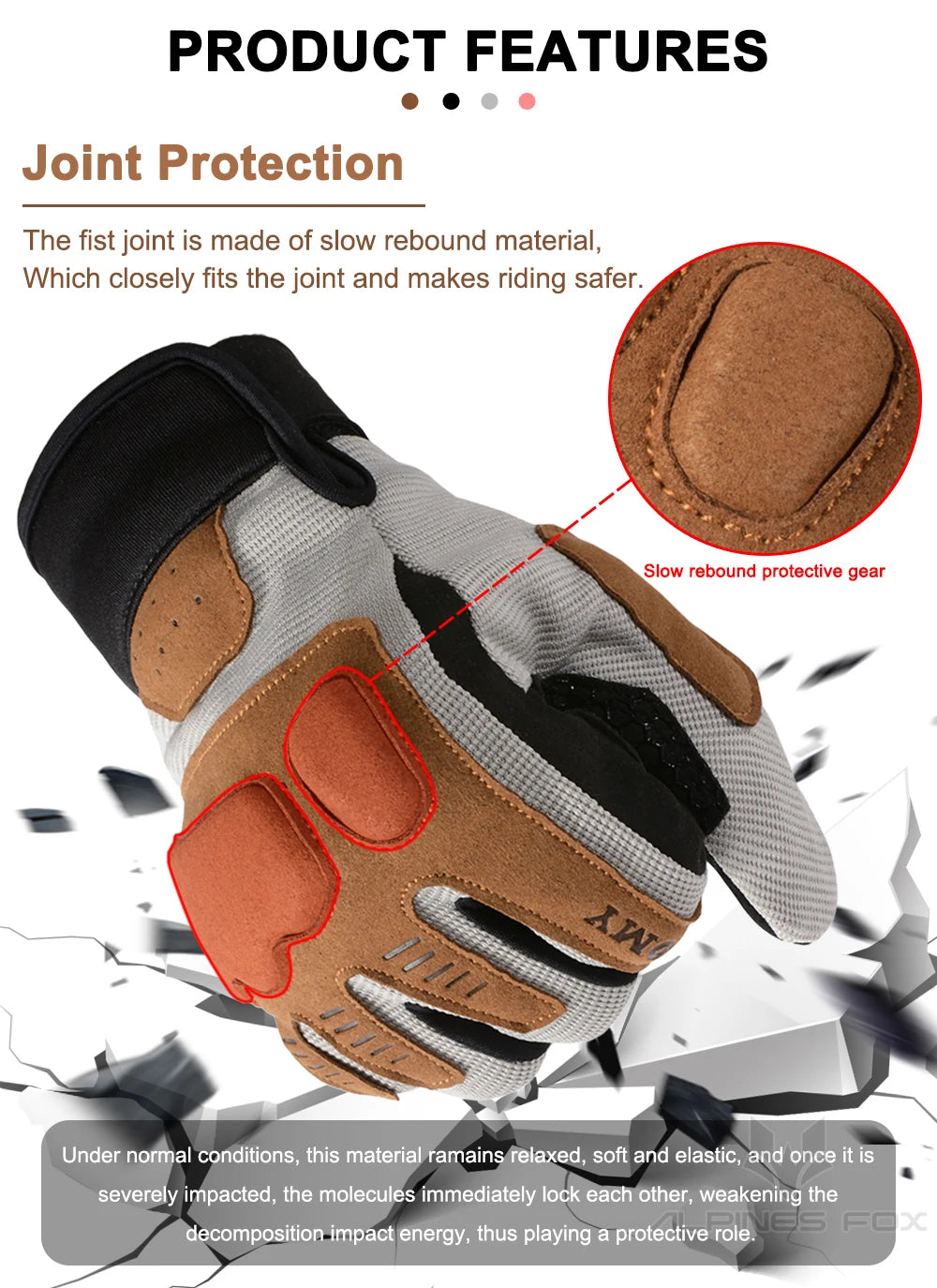 Breathable Anti-fall Gloves Motorcycle Gloves by RiderOut™