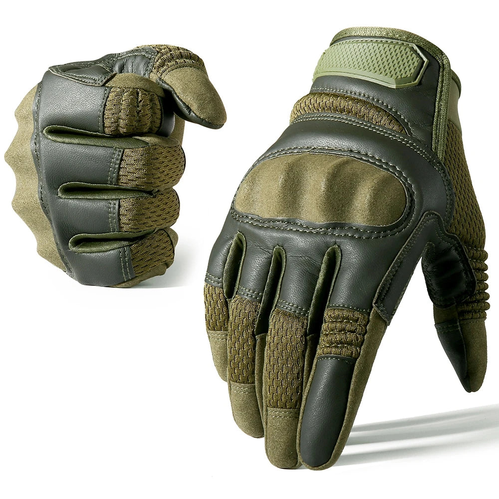 Non-slip Protective Motorcycle Full Finger Gloves by RiderOut™