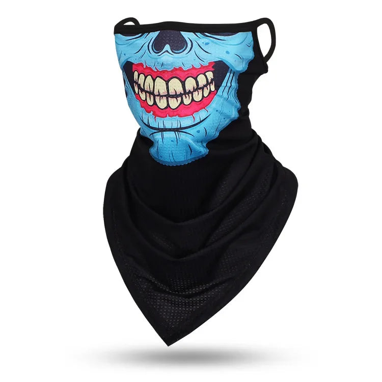 Skull Breathable Hanging-ear Bandana by RiderOut™