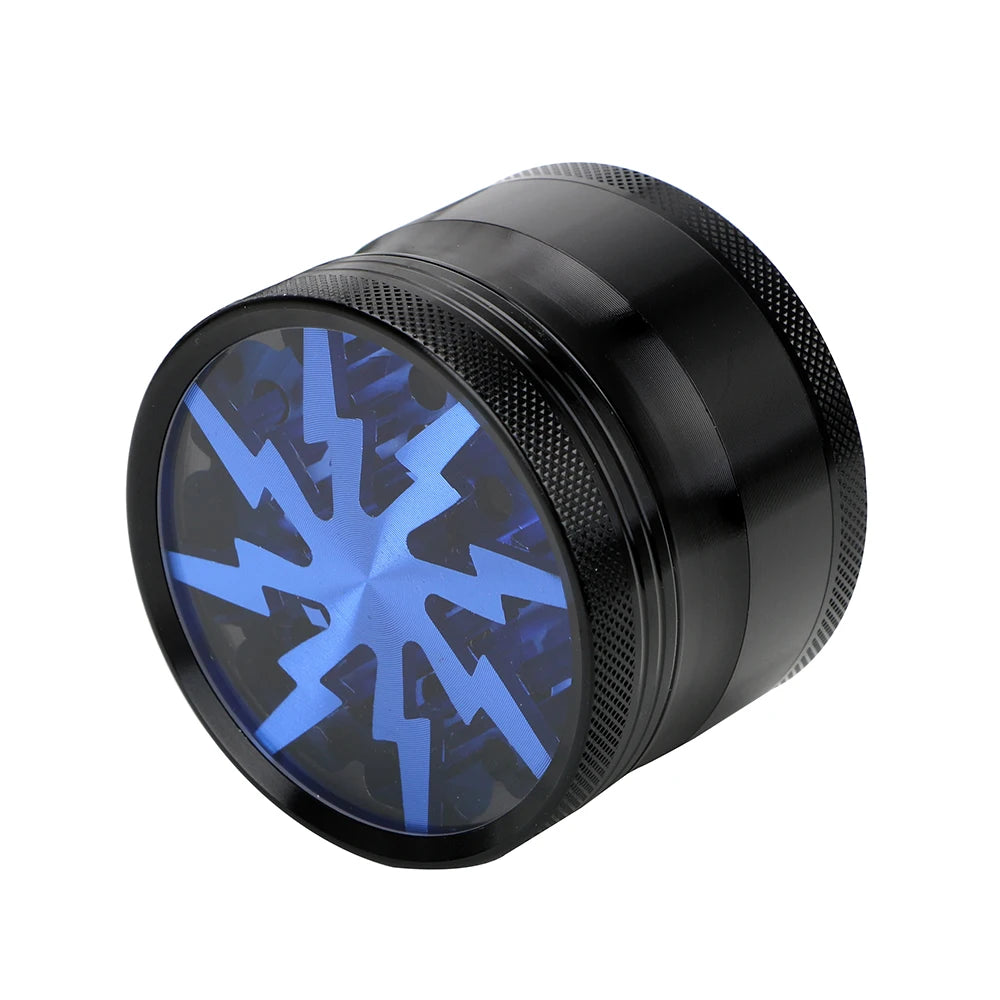 Transparent Cutter Latest Lightning-Shaped Spice Grinder by RiderOut™