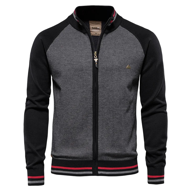 Spliced Cardigan Casual High Quality Cotton Jacket by RiderOut