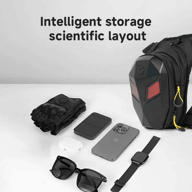 LED Screen Motorcycle Riding Leg Bag by RiderOut™