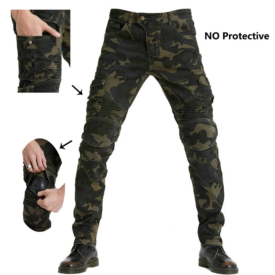 Motorcycle Riding Protective Camo Pants by RiderOut™