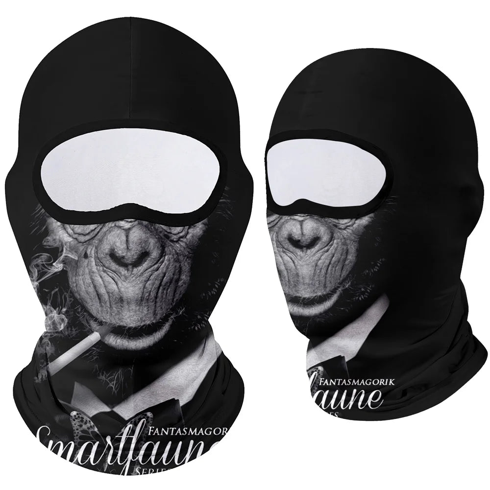 Moto Clown Ghost Skull Mask Breathable Bandana by RiderOut