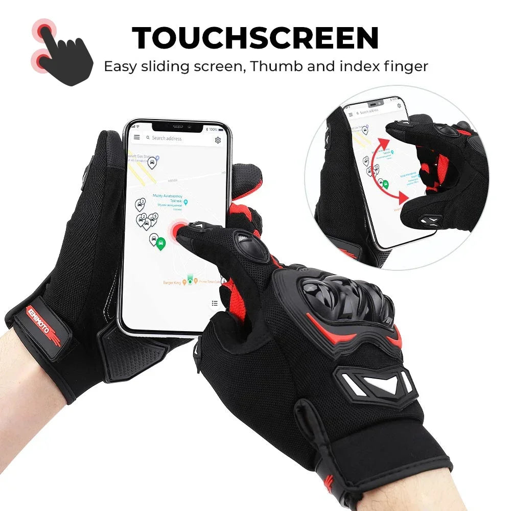 Motorcycle Protective Gloves by RiderOut™