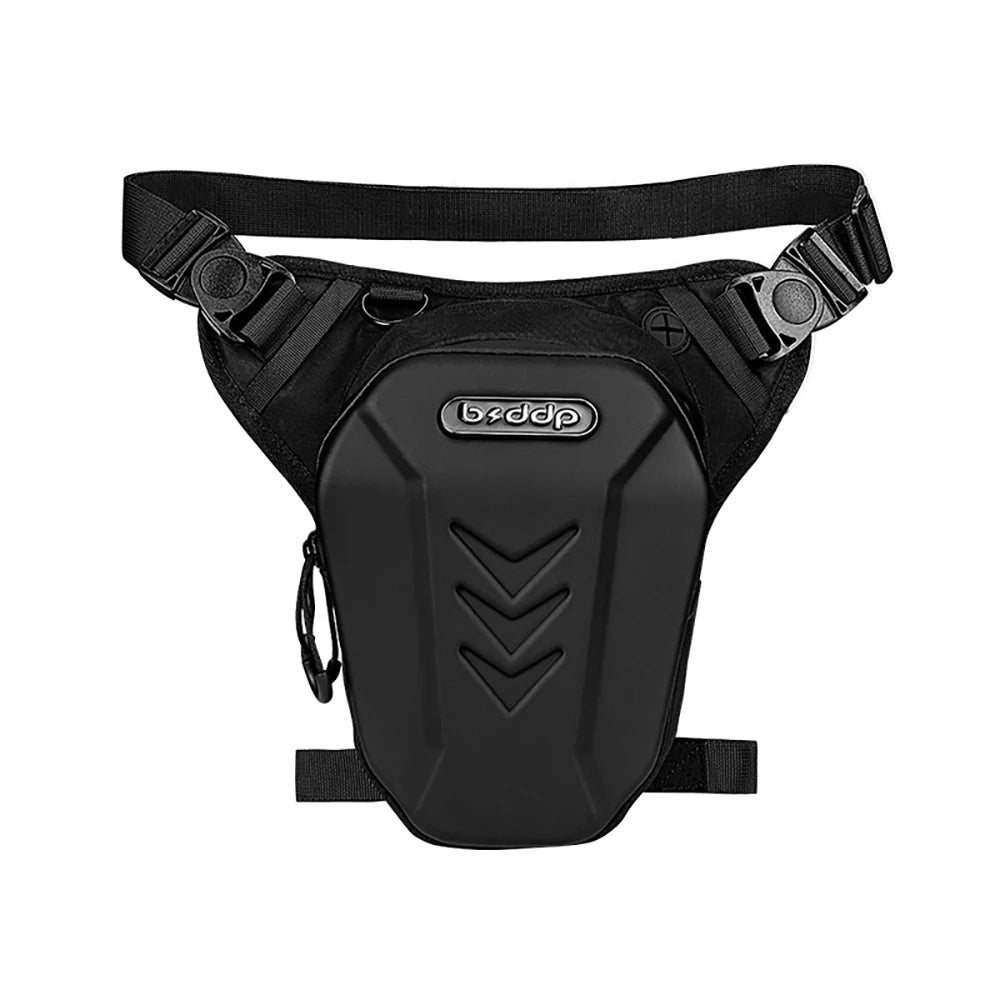 Waterproof Motorcycle Drop Leg Side Black Bag by RiderOut™