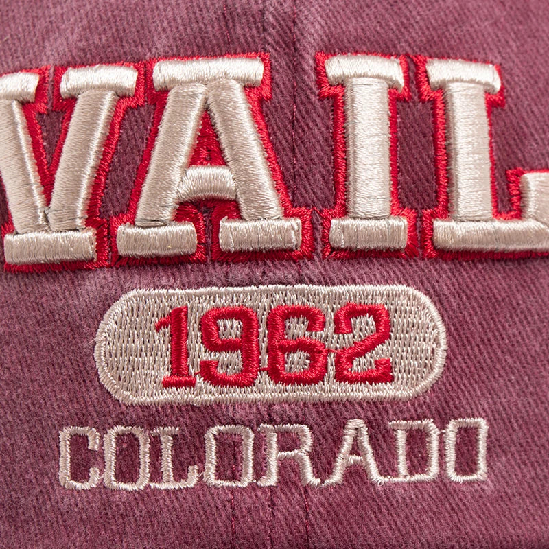 VAIL Letter Embroidered Hat by RiderOut™