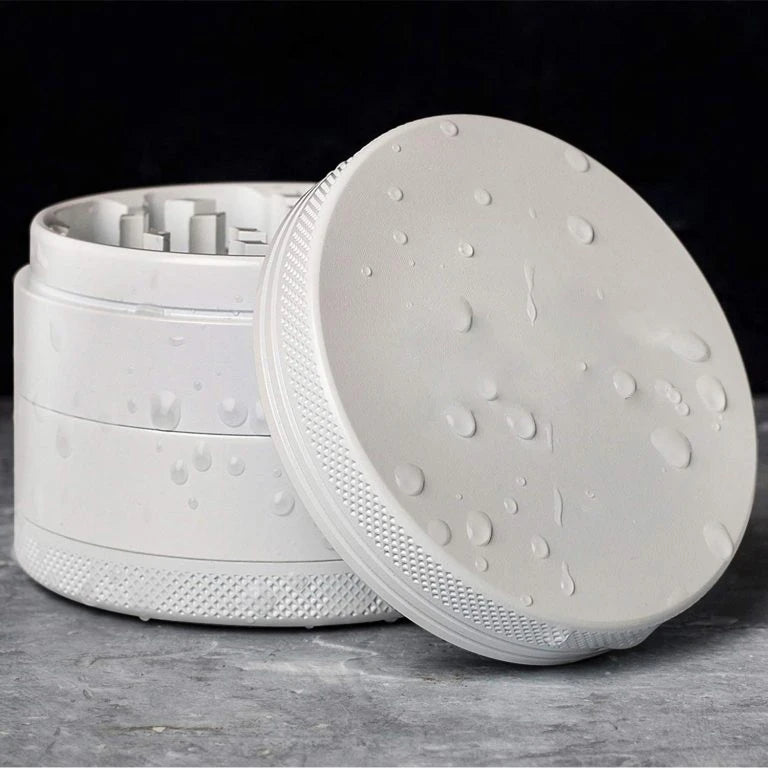 White Nonstick Ceramic Coating Metal Grinder-4 Layers by RiderOut™